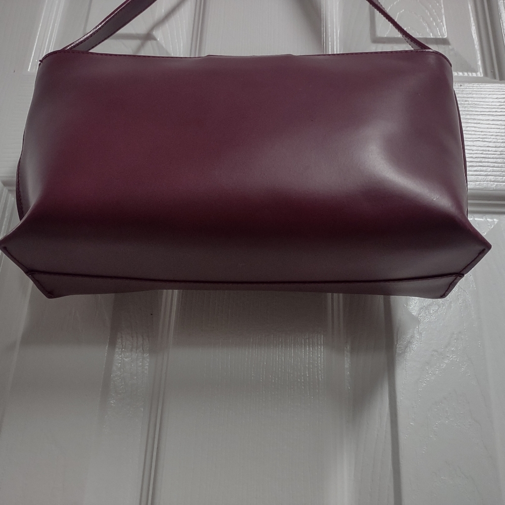 Furla Burgundy Leather Bag - Picture 6 of 14